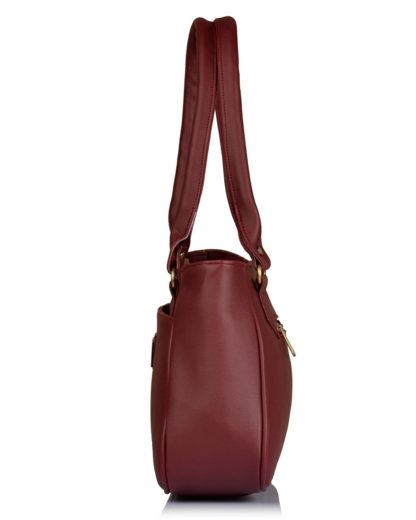 Maroon Fostelo Women's Spring Handbag - Image 5