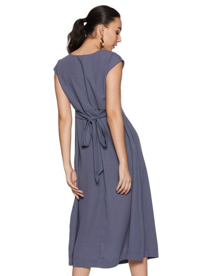 Women's Crepe Skater Dress - Image 6