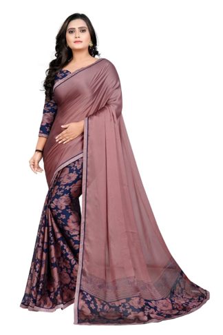 Women's Georgette Saree With Blouse
