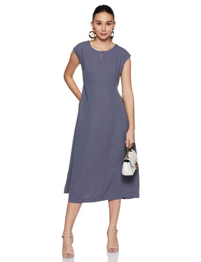 Women's Crepe Skater Dress - Image 3