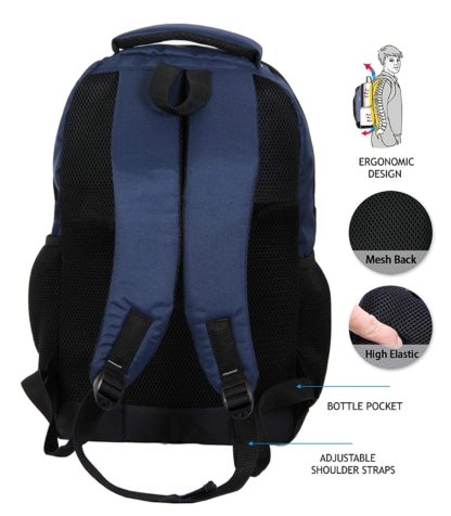 POLESTAR"Noble Blue 32 Ltrs Casual bagpack/School Bag/Laptop Backpack - Image 5