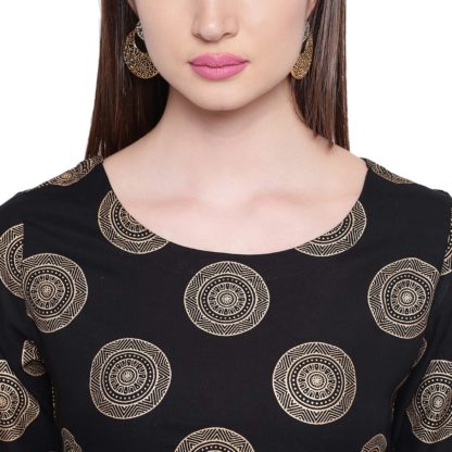 Women's Rayon Printed Kurta With Palazzo Set - Image 5