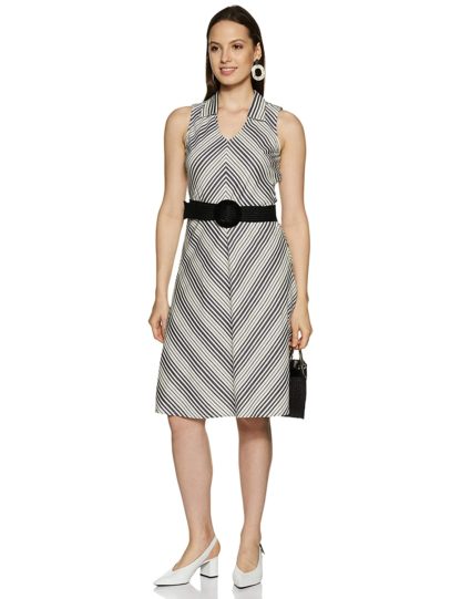 Women's Cotton A-line Dress - Image 3