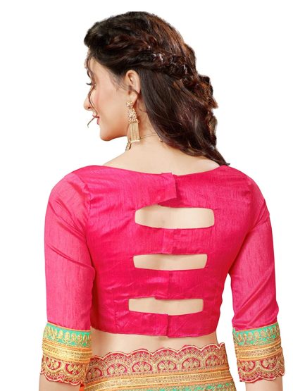 Women's Chiffon Saree with Blouse Piece - Image 8