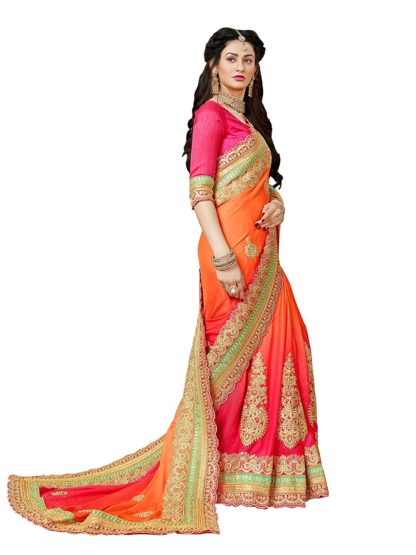 Women’s Chiffon Saree with Blouse Piece