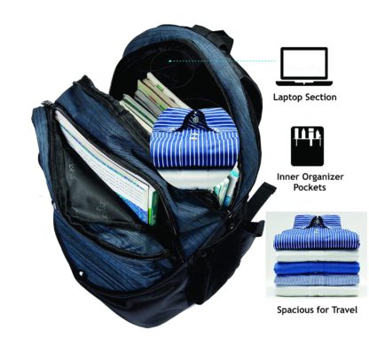 POLESTAR Ranker Blue 30 Lt Casual Bagpack/Travel Laptop Backpack Bag - Image 4