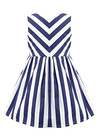 Girls's Nice Cotton Skater Dress - Image 2