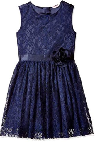 Synthetic Skater Dress For Girls