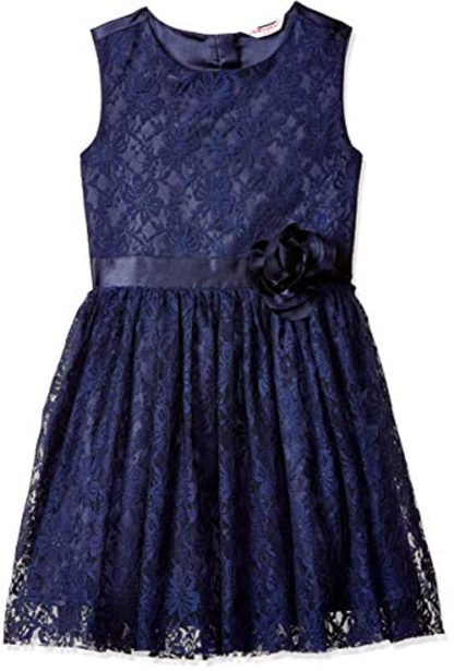 Synthetic Skater Dress For Girls - Image 2