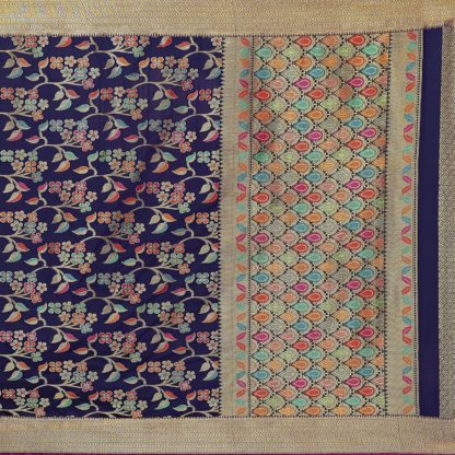 Kanchipuram Art Silk Saree With Blouse Piece - Image 4