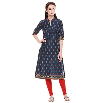 Women's cotton Straight Kurta From BIBA