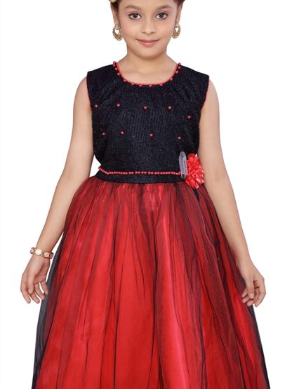 Beautiful Net A-Line Dress for Girls - Image 6
