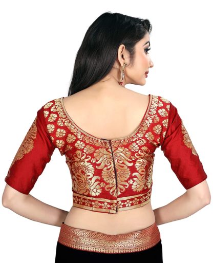 Women's Chiffon Saree with Blouse Piece - Image 9