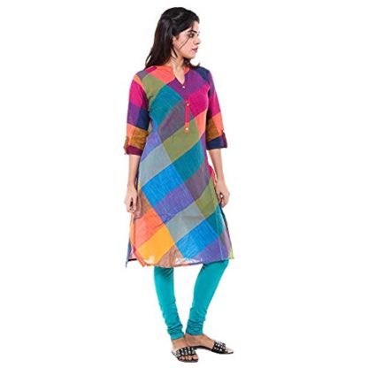 Women's Cross Colors Cotton Angrakha Kurta - Image 2