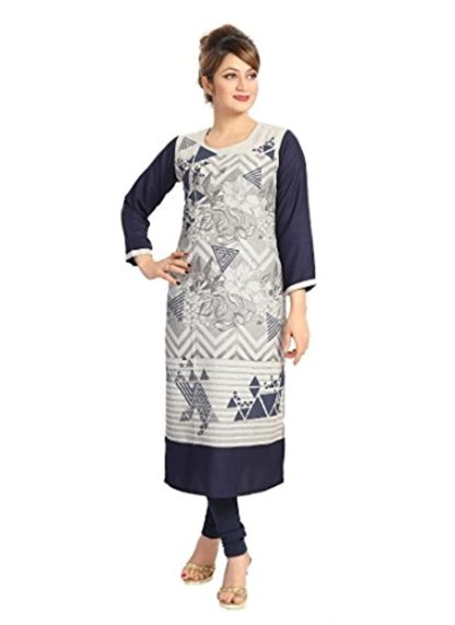 Women's Casual/Formal kurti in Soft Cotton Rayon for All Plus Size and Small Size. - Image 2