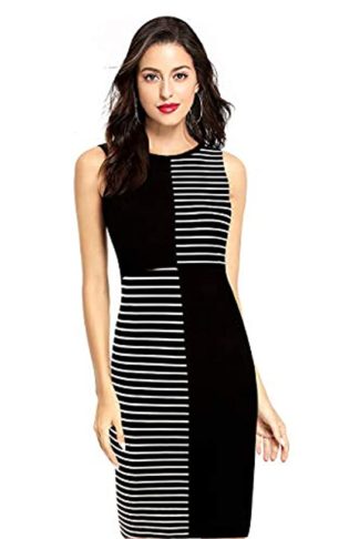 Women's Knee Length Bodycon Dress