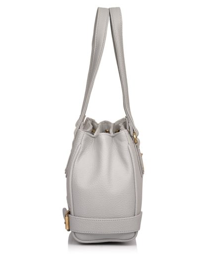 Grey Women's Handbag With Clutch by Fostelo - Image 4
