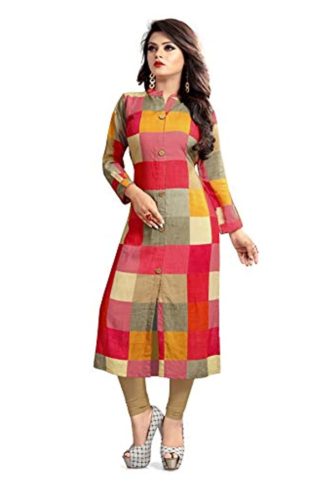 Women's Rayon Regular Kurta