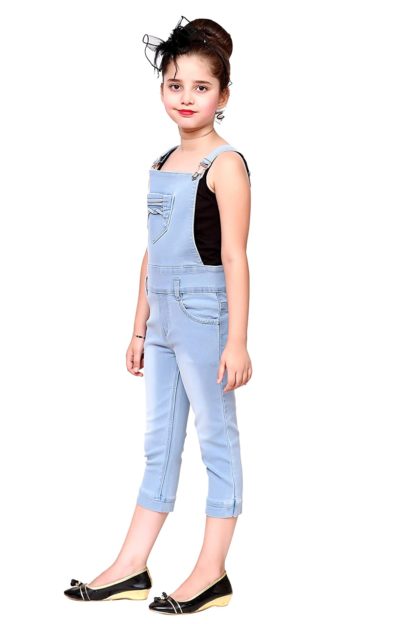 Girls Casual WEAR Slim FIT Stone Work DANGRI Capri - Image 3