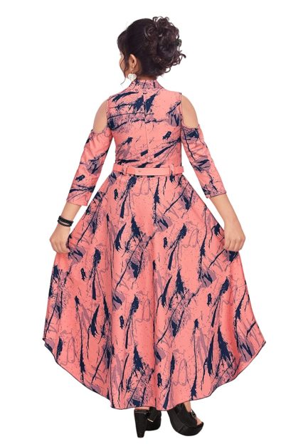 Girls Printed Gown