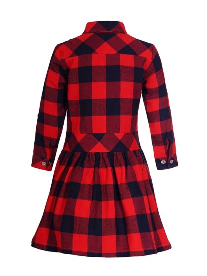 Girl's Rayon Shirt Dress - Image 3