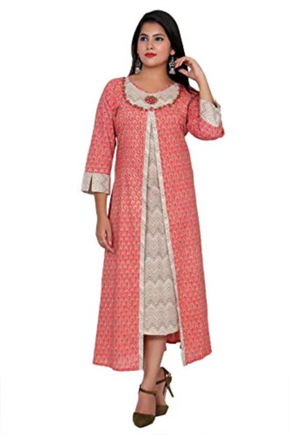 Women's Cotton Layered Kurta - Image 2