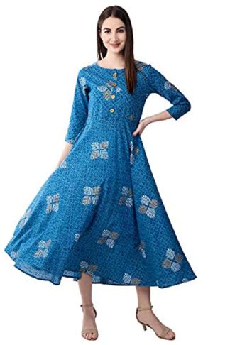 Women's Cotton Anarkali Kurta