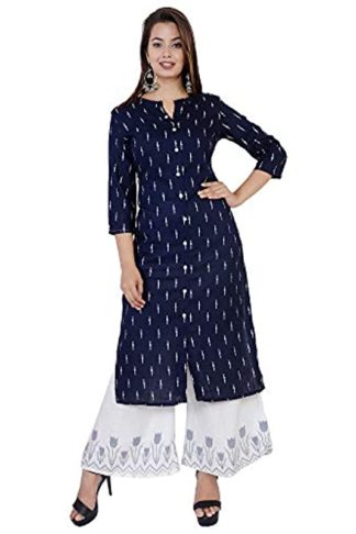 Women's Printed A-Line Kurta and Palazzo.