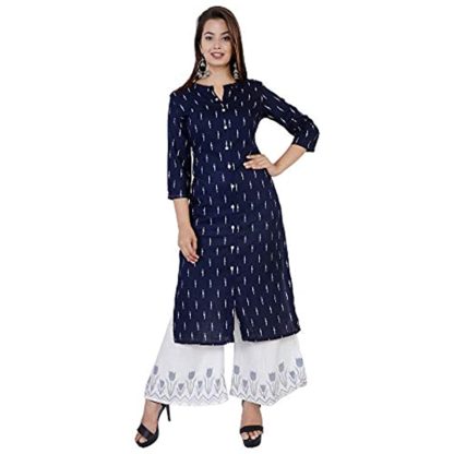 Women's Printed A-Line Kurta and Palazzo. - Image 2