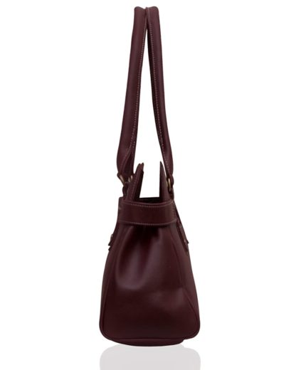 Fostelo Women's Jessy Stylish Maroon Handbag - Image 4