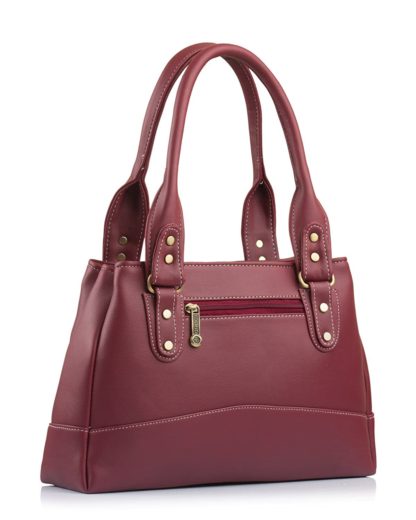 Women's Catlin Maroon Handbag by Fostelo - Image 5