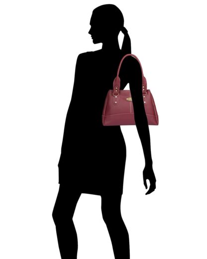 Women's Catlin Maroon Handbag by Fostelo - Image 8