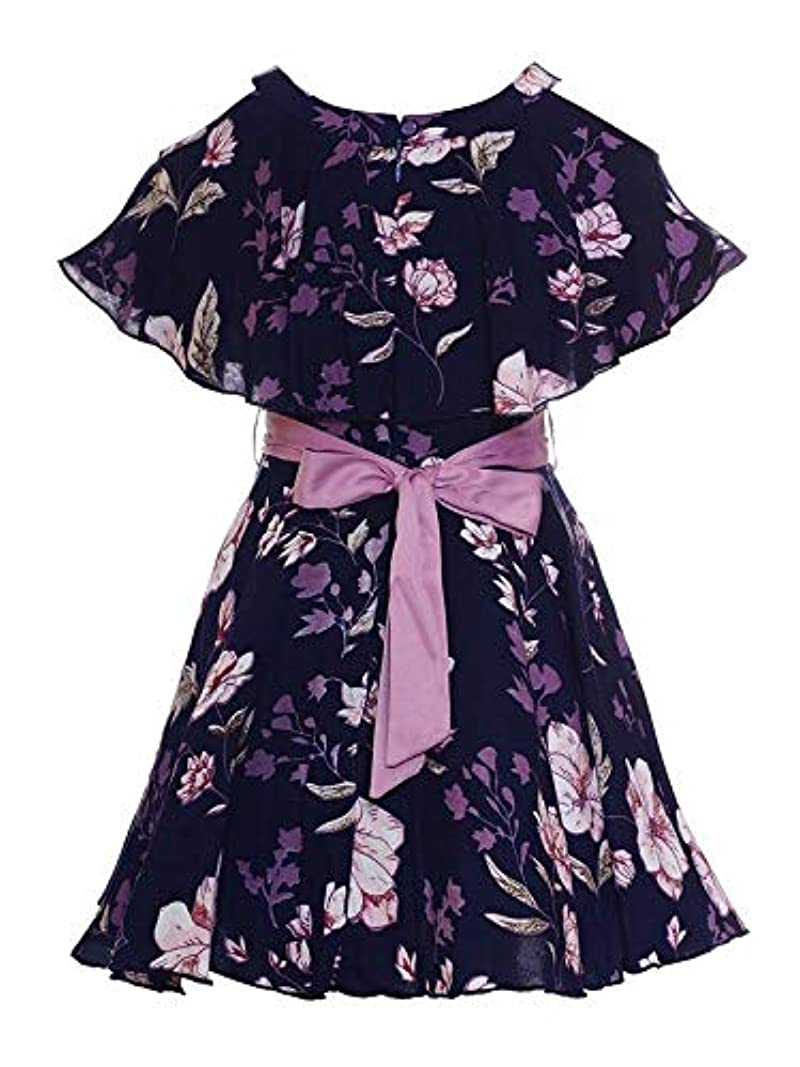 Girls Pleated Navy Blue Dress 7 8 Years Fshoppers