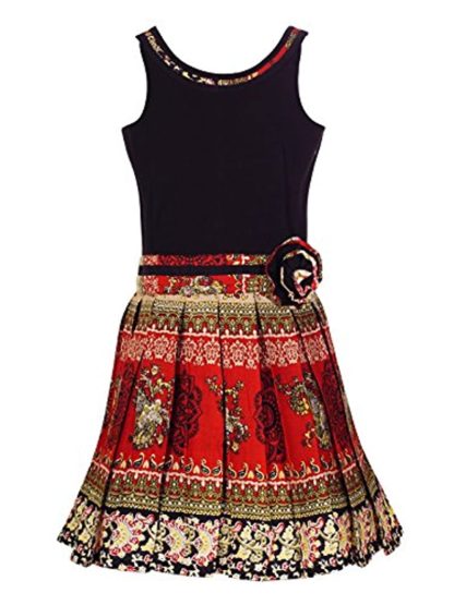 Girls A-Line Black Dress(11-12 Years) - Image 2