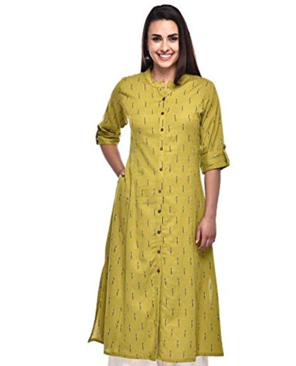 Women's Elegant Cotton A-Line Kurta