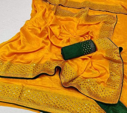 Women's Silk Saree With Blouse Piece