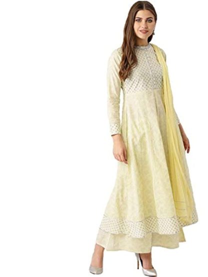 Rayon Printed Kurta Palazzo & Dupatta Set For Women - Image 2