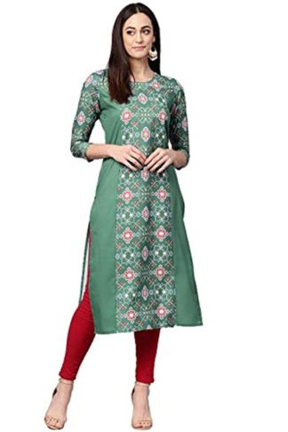 Women's crepe straight Kurta