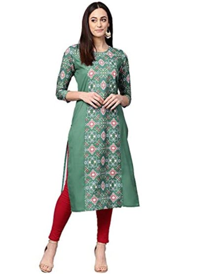Women's crepe straight Kurta