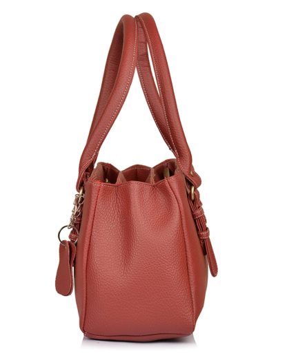 Maroon Women's Westside Handbag from Fostelo - Image 4