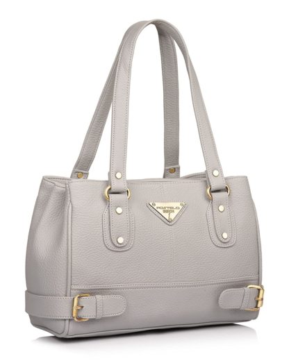 Grey Women's Handbag With Clutch by Fostelo - Image 7