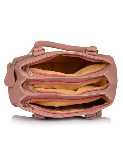 Fostelo Women's  Light Pink Handbag - Image 7