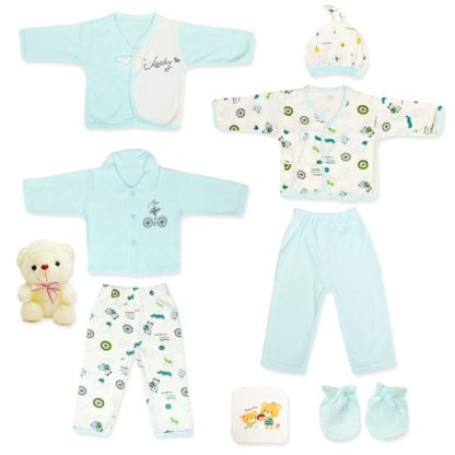 Lillypupp Set For Newborn Baby Boy- 11 Pcs Set (0-8 Months) - Image 3
