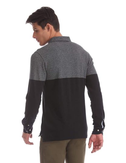 US Polo Association Men's Regular Polo Full Sleeve T-Shirt - Image 5
