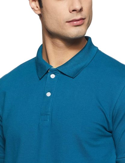 Men's Solid Regular fit Half Sleeve Polo T-shirt - Image 5