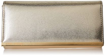 Lino Perros Women’s Synthetic Clutch (Golden)