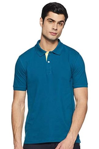 Men's Solid Regular fit Half Sleeve Polo T-shirt