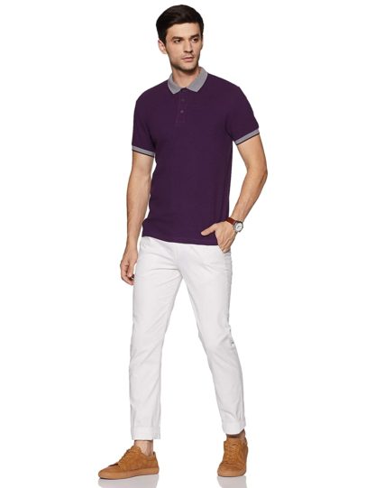 Benetton Men's Plain Regular fit T-Shirt - Image 4