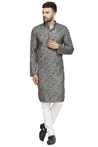 Men’s Cotton Printed kurta pajama
