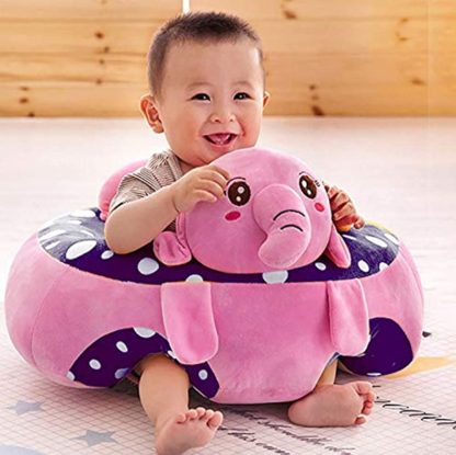 Soft Plush Cotton Cushion Elephant Sofa Seat for Baby - Image 2